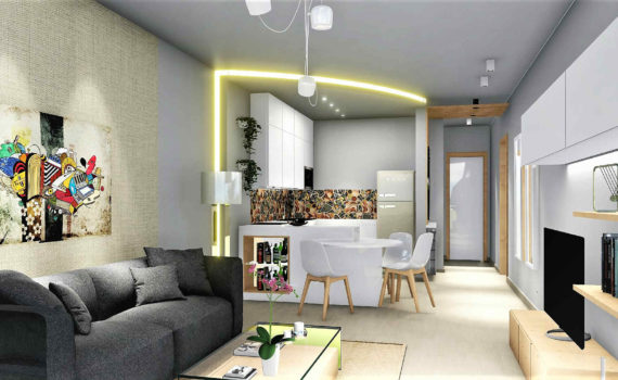 Διακόσμηση μικρού διαμερίσματος για βραχεία εκμετάλλευση - AIRBNB