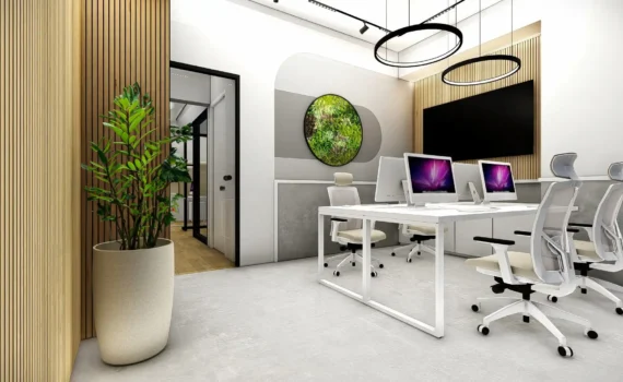 Ανακαίνιση και Interior Design γραφείων Vodafone στην Άνω Τούμπα