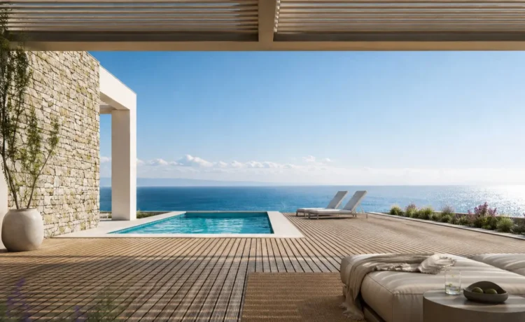 Luxury villa στην Ελούντα Κρήτης με πισίνα και θέα στη θάλασσα