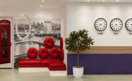 Διακόσμηση Φροντιστηρίων - Χώρος αναμονής φροντιστηρίου ξένων γλωσσών στη Ρόδο