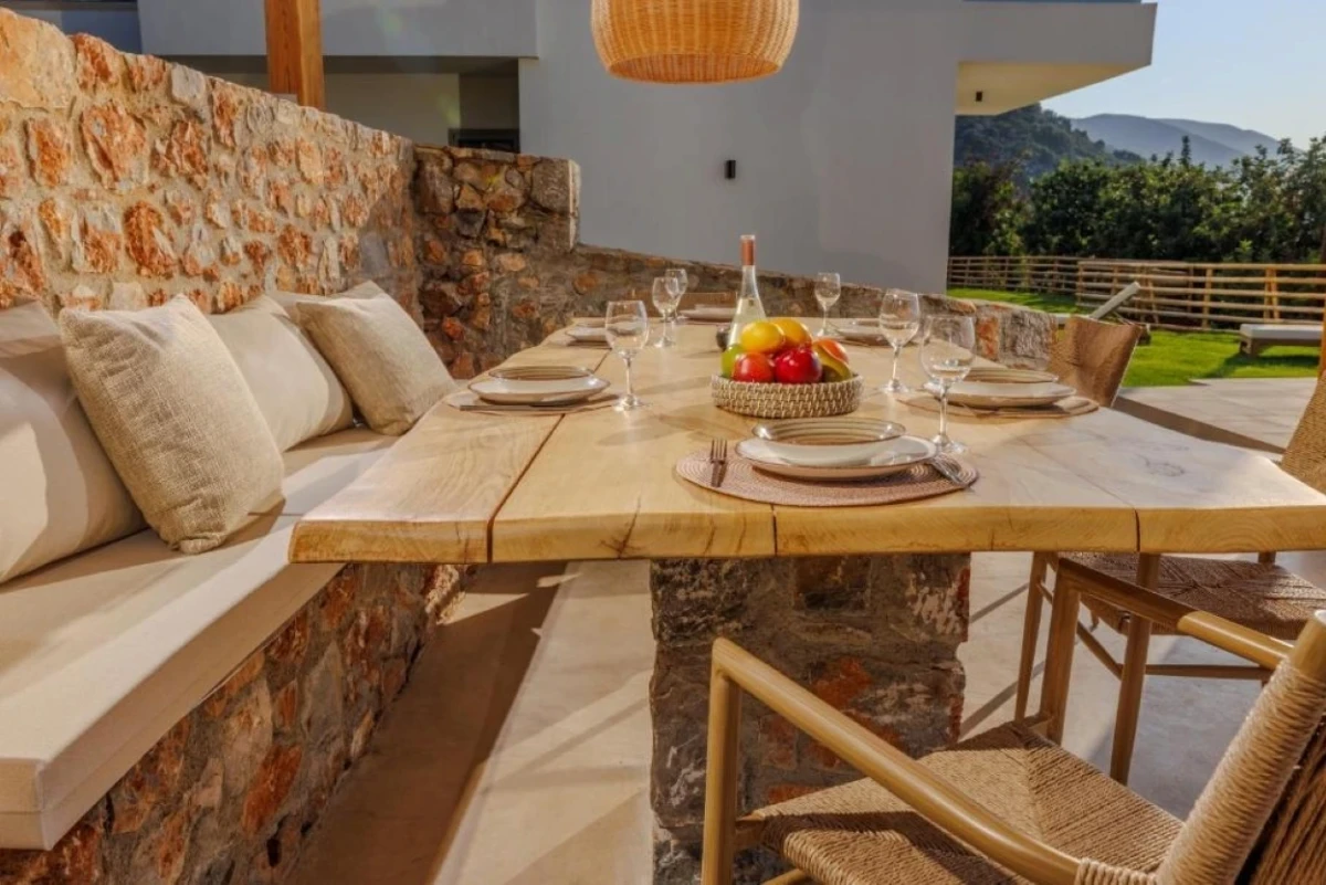 Luxury Villa in Malia, Crete by Grammiki a outdoor dining area
