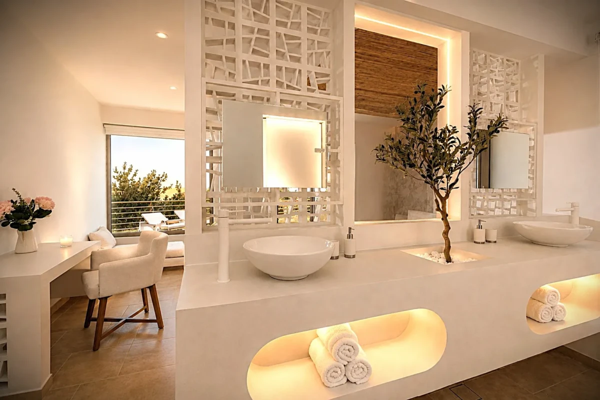 Luxury Villa in Malia, Crete by Grammiki a luxury bedroom suite