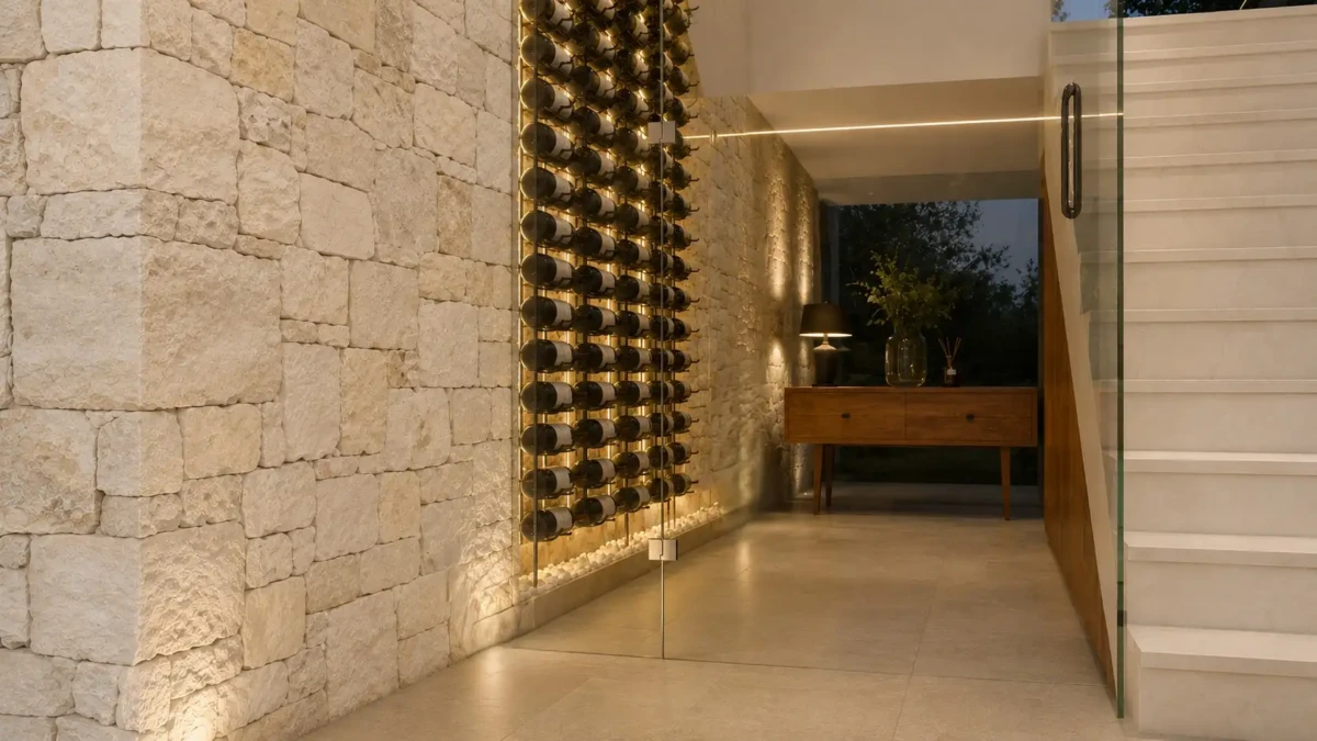 Ιδιωτική κάβα σε luxury κατοικία στο Πανόραμα Θεσσαλονίκης