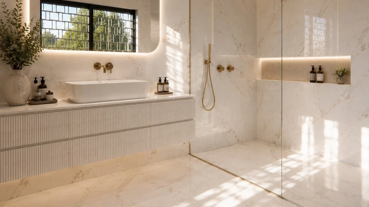 Luxury μπάνιο μονοκατοικίας στο Πανόραμα Θεσσαλονίκης